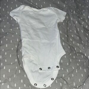 Carter's Soft White Baby Bodysuit